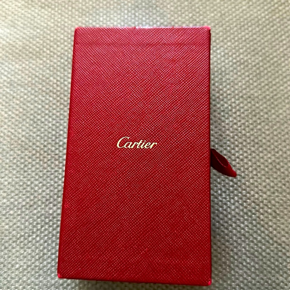 Cartier box only.